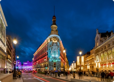 madrid en navidad