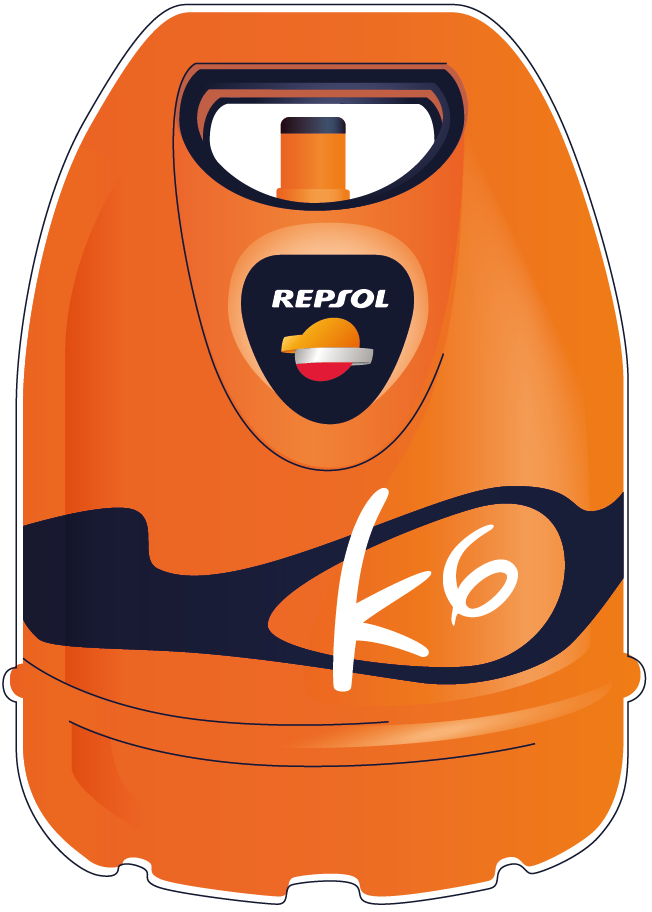 Compra ahora la K6  Bombona Butano 6 kg - Gas Gregal