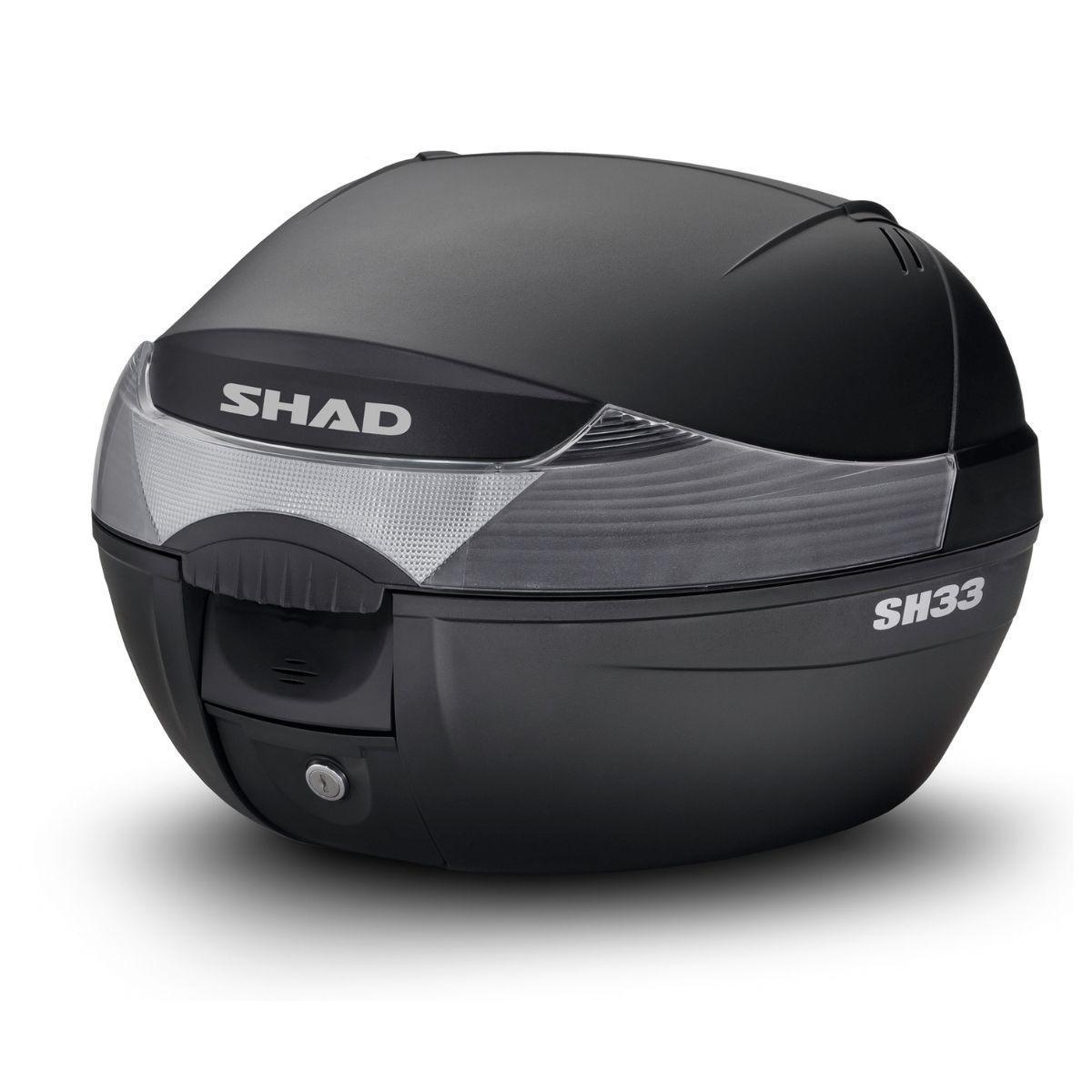 Baúl para moto Shad SH33 en negro