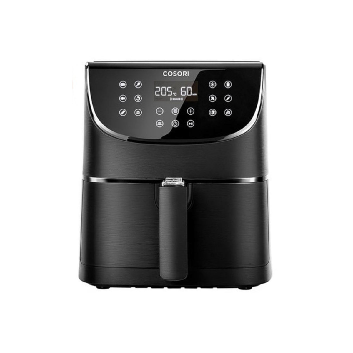 REACONDICIONADO C: Freidora de aire  Cosori Dual Blaze Chef Edition, Doble  resistencia, 1700 W, 6.4 L, 12 Funciones, Sistema 360 ThermoIQ, Negro